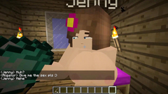 Fucking Jenny's Luscious Pussy from Minecraft Porn mod of all the Girls Part 1
