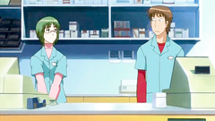 Young hentai co workers are horny for each other and fuck at the work place