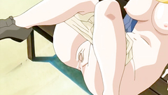 Young hentai co workers are horny for each other and fuck at the work place