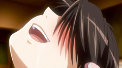 Slutty brunette with big tits gets her pussy and mouth fucked