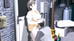 Busty young maid can't say "no" to handsome stud