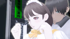 Busty young maid can't say "no" to handsome stud