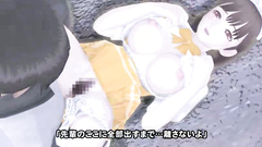 Backstreet maid moans with pleasure while gets fucked