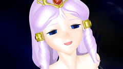 Petite blonde teen gets pleasured by monster's tongue