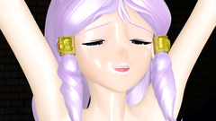 This monster likes to lick bondaged babe's shaved pussy