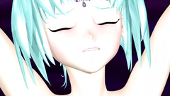 Horny tentacle penetrates young skiny gal's pussy