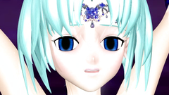 Horny tentacle penetrates young skiny gal's pussy