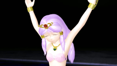 Tiny teen moans with pleasure while licked by 3d Monster