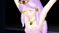 Tiny teen moans with pleasure while licked by 3d Monster