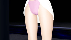 Tiny teen moans with pleasure while licked by 3d Monster