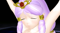 Tiny teen moans with pleasure while licked by 3d Monster