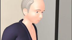 Two delicious 3d sluts get creampied by their step-dad