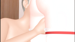 3D porn toon - experienced man prepares her pussy for penetration