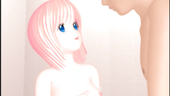 3D porn toon - experienced man prepares her pussy for penetration