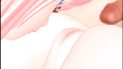 Slender cartoon 3D teen babe gets deeply pussy fucked