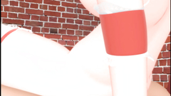 Hot 3d cartoon threesome porn banging with sexy blonde teens