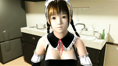 Ball licking and blowjob in a hot cartoon porn with a teen hottie