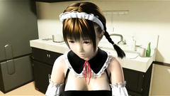 Ball licking and blowjob in a hot cartoon porn with a teen hottie