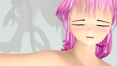 Lovely cartoon babe with pink hair and big tits gets fucked by tentacles