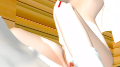 Cartoon school girl blows dick and gets fucked in various positions