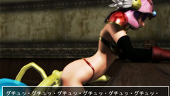 Weird creature with many dicks fucks hot beauty in cartoon porn