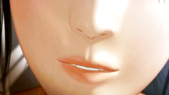 Watch how kinky guy plays with perky nipples of a gorgeous cartoon girl