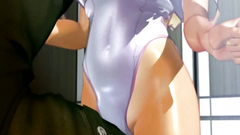 Watch how kinky guy plays with perky nipples of a gorgeous cartoon girl