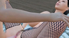 Hot 3d cartoon porn - big tits and fishnet stockings action