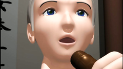 Sweet and sexy 3d xxx toon - two cuties sharing one cock