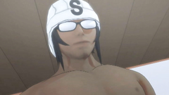 Petite naked teen gets fucked by three big cocks in 3d porn toon