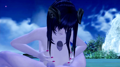 Handsome Night Elf with nice boobs fuck on the beach