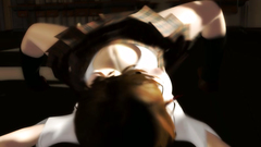 Naughty schoolgirl in 3d porn toon shows her shaved twat