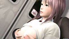 Lovely innocent schoolgirl molested and abused in the train