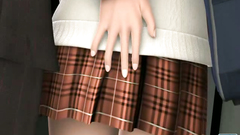 Lovely innocent schoolgirl molested and abused in the train