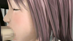 Awesome busty schoolgirl forced to suck in the train