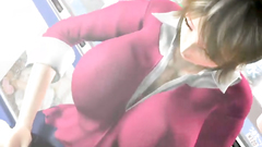 Short-haired big titted slut knows how to please a man