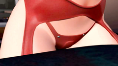 Awesome brunette babe shows her deepthroat skills on big cock