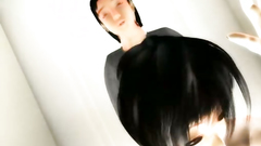 Awesome dark-haired big titted doll gets drilled really hard