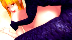 Blonde screams loud while getting drilled from behind