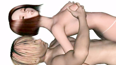 Deep and passionate pussy banging for a naked beauty in 3d porn toon