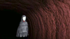 Skinny 3d cutie gets pleasure from tentacles teasing