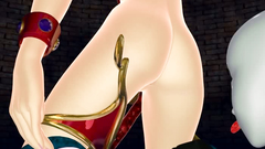 Slender babe enjoyed by horny tentacles till the climax