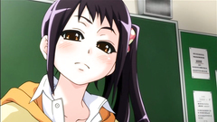 Brunette schoolgirl gets nailed on the classroom floor