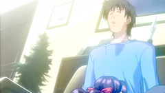 Brunette babe in glasses blows cock in xxx anime toon