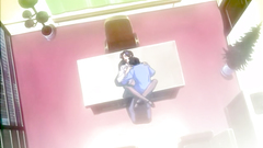 Brunette babe in glasses blows cock in xxx anime toon