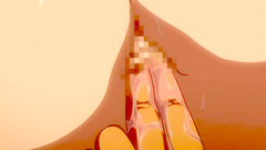 Short-haired lustful babe gets orgasm from fingering and pounding