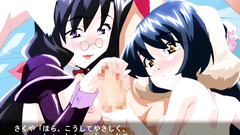 Young and delicious hentai teens fuck in thressome action