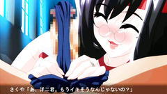 Guy with huge erection fucks hentai babes as well!