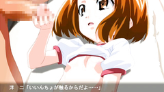 XXX hentai toon - hot threesome fuck with tiny teen and busty brunette