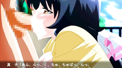 Petite cartoon gal swallows huge cock like a real pro!